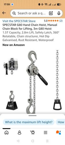 Specstar g80 hand chain - specstar,