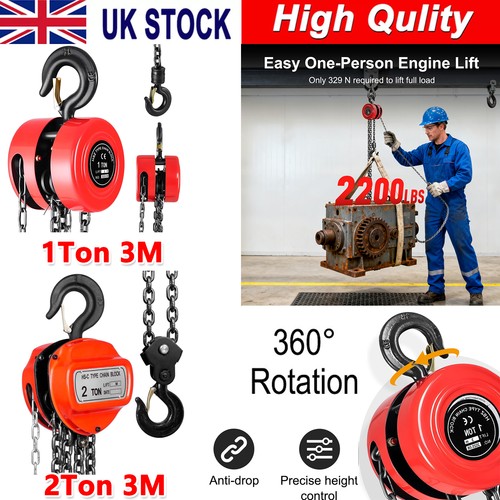 Ton chain hoist - block, and