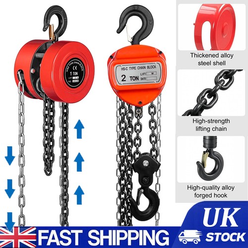 Chain hoist block and - chain,