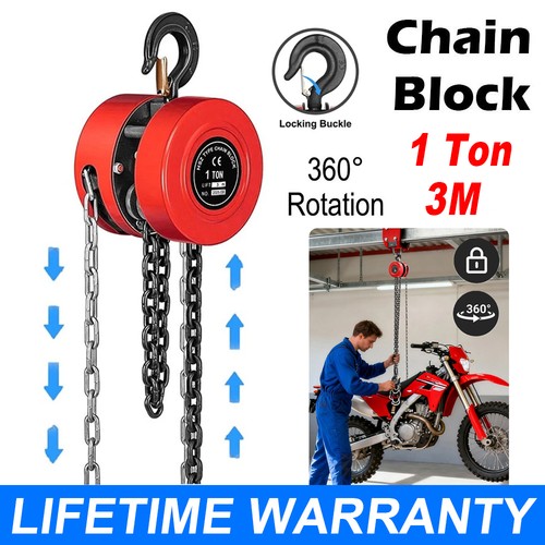 Chain hoist block and - chain, tackle