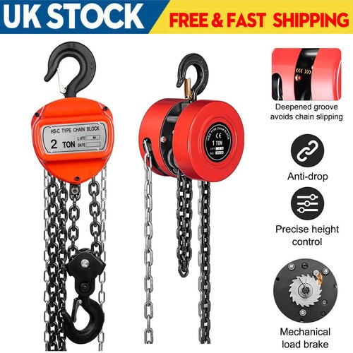Chain hoist block and - chain,