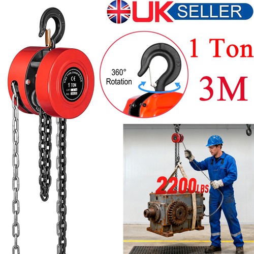 Ton chain hoist block and - ton,