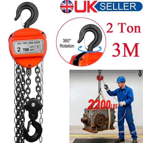 Ton chain hoist block - 2, 3m