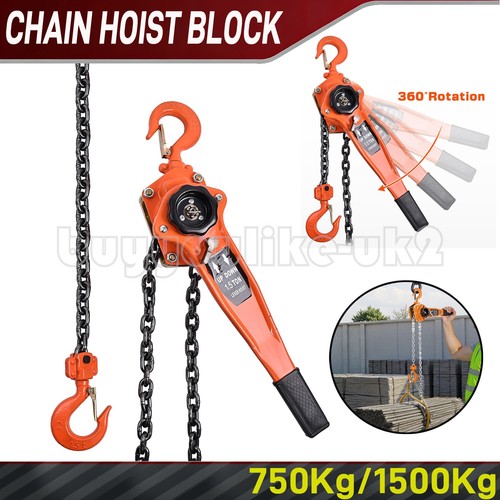 Chain hoist block tackle - 3m,