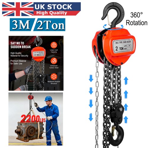 Manual chain hoist - chain, ton
