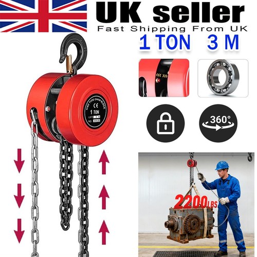 Ton chain hoist block and - 1,