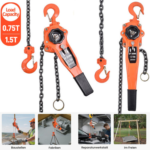 Chain hoist block - chain, tackle