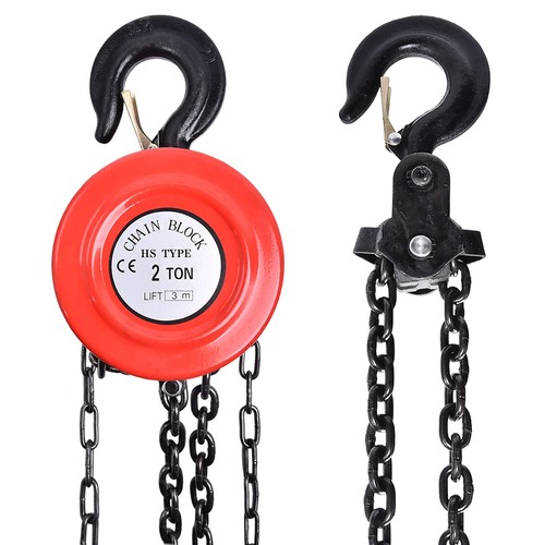 Chain hoist block and - chain,