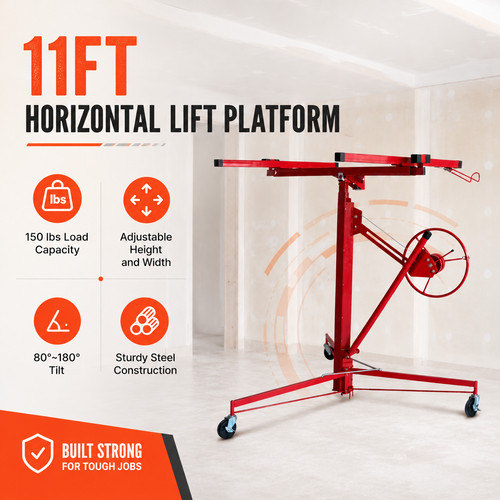 11ft drywall hoist plaster - 11ft,