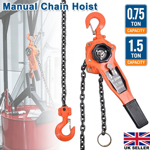 Chain hoist block and tackle - and,