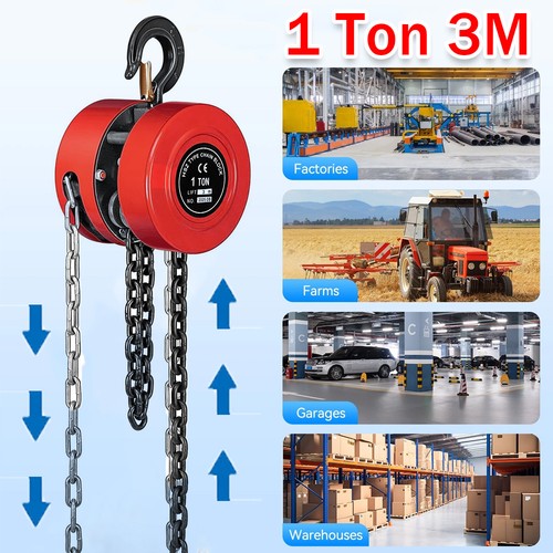 Chain hoist block and - chain,