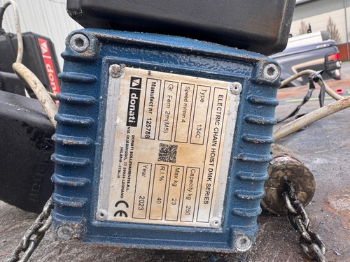 Donati chain hoist 250 - donati,