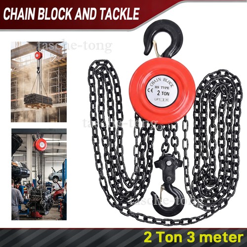 Ton chain hoist block - chain, and