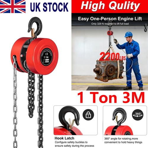 Ton chain hoist block and - ton,